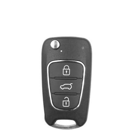 Xhorse Xhorse: Hyundai Style / 3-Button Universal Remote Flip Key for VVDI Key Tool (Wired) XHS-XKHY02EN